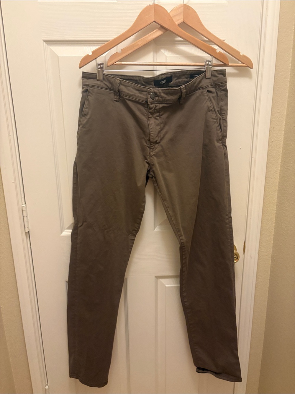 Mavi Men's Olive Green Chino Pants 34 by 34